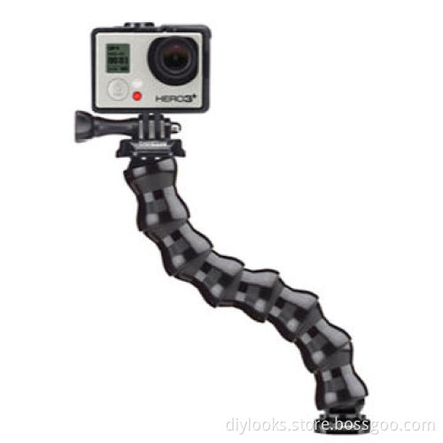 7-joint 360° Rotation Adjustable Neck for GoPro Flex Clamp Mount V2